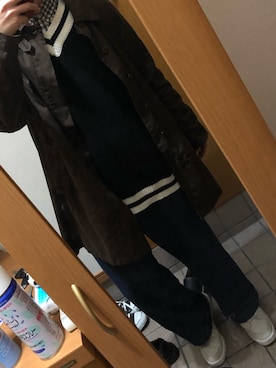 「SILVER BULLET（シルバーバレット）のアイテム（トップス）」を使った、うっちーさん（メンズ・174cm）の春コーディネート