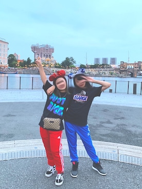 「adidas Originals（アディダスオリジナルス）のadidas Originals BECKENBAUER TRACK PANTS / cw1269 / cw1270（その他パンツ）」を使った、yuckeyさん（レディース・157cm）の秋コーディネート