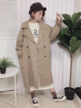 「excelsior」｜「アイテム（ジャケット/アウター）」を使った、Cathy Changさん（レディース・156cm）の秋コーディネート