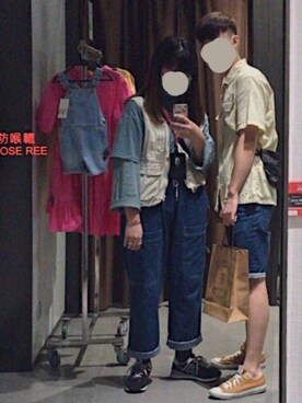 「THE NORTH FACE（ザノースフェイス）のアイテム（財布）」を使った、TWSさん（メンズ・163cm）の夏コーディネート