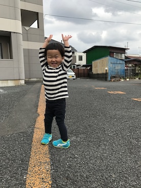 「無印良品（ムジルシリョウヒン）のアイテム（トップス、その他）」を使った、★miiikiii★さん（キッズ・100cm）の春コーディネート