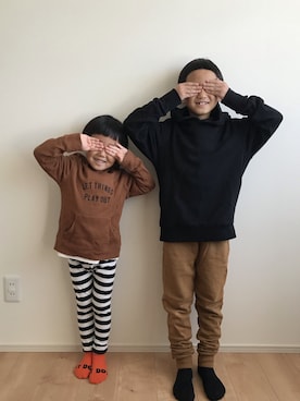 ★miiikiii★さん（キッズ・100cm）の冬コーディネート