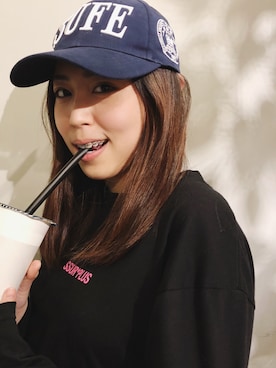 「SSUR（サー）のアイテム」を使った、Yvetteさん（レディース・167cm）の秋コーディネート