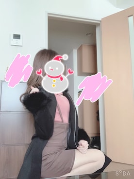 「LIPSERVICE（リップサービス）のアイテム（ノーカラーコート）」を使った、ゆずきさん（レディース・158cm）の冬コーディネート