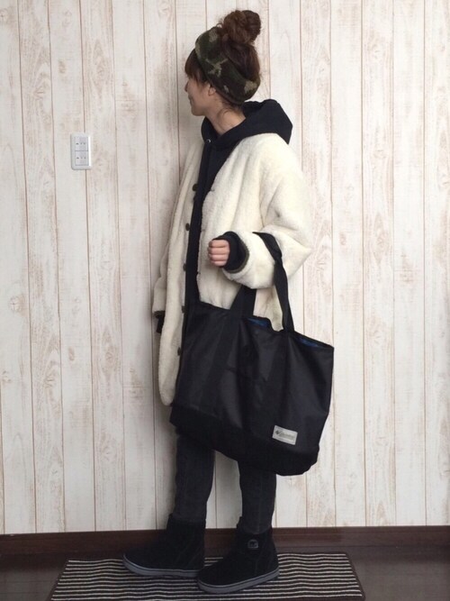 Chocomint Columbiaのストール スヌードを使ったコーディネート Wear