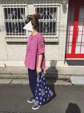 chocomintさん（レディース・154cm）の夏コーディネート