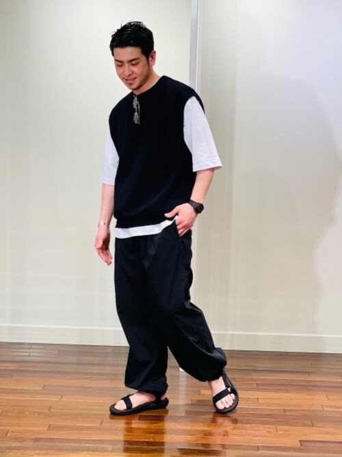 ビューティ ユース ユナイテッドアローズ 町田店佐藤 郁也さんのサンダルを使ったコーディネート Zozotown