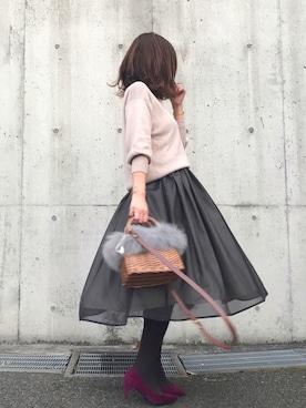 STYLEDOORさん（レディース・161cm）の冬コーディネート