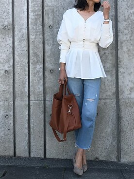 STYLEDOORさん(レディース・163cm)の春コーディネート