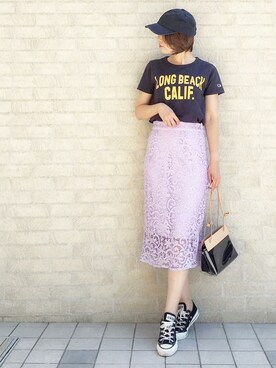 STYLEDOORさん（レディース・162cm）の夏コーディネート