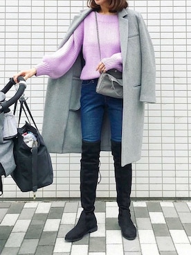 STYLEDOORさん(レディース・166cm)の冬コーディネート