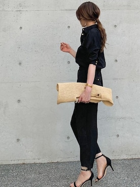 「Emma Taylor（エマテイラー）のアイテム（つなぎ/オールインワン）」を使った、STYLEDOORさん（レディース・169cm）の春コーディネート