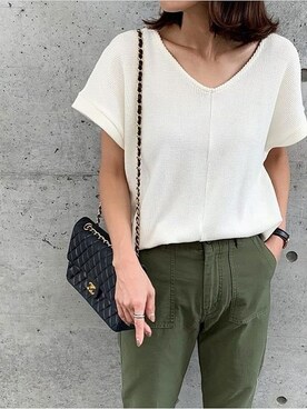 「STYLEDOOR（スタイルドア）のアイテム」を使った、STYLEDOORさん（レディース・157cm）の夏コーディネート