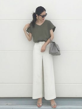 「STYLEDOOR（スタイルドア）のアイテム」を使った、STYLEDOORさん（レディース・167cm）の夏コーディネート