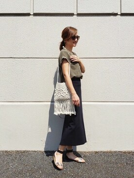 「STYLEDOOR（スタイルドア）のアイテム」を使った、STYLEDOORさん（レディース・162cm）の夏コーディネート
