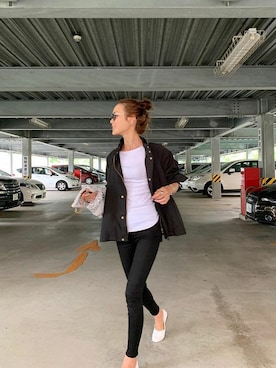 「Emma Taylor（エマテイラー）のアイテム（ブルゾン）」を使った、STYLEDOORさん（レディース・170cm）の秋コーディネート