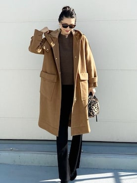 「stylebar」｜「アイテム（ダウンジャケット/コート）」を使った、STYLEDOORさん（レディース・167cm）の冬コーディネート