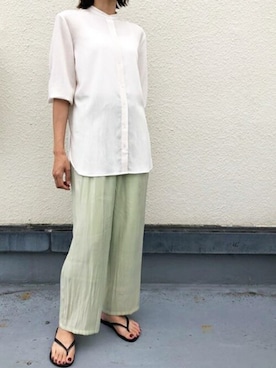 「CIENA（シエナ）のアイテム（パンツ）」を使った、STYLEDOORさん（レディース・165cm）の夏コーディネート
