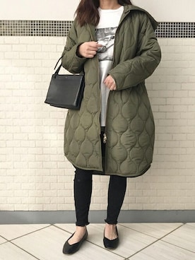 「stylebar」｜「アイテム（その他アウター）」を使った、STYLEDOORさん（レディース・156cm）の秋コーディネート