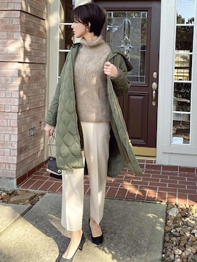 「stylebar」｜「アイテム（その他アウター）」を使った、STYLEDOORさん（レディース・168cm）の冬コーディネート