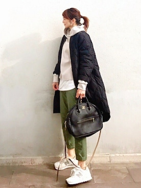 「stylebar」｜「アイテム（その他アウター）」を使った、STYLEDOORさん（レディース・163cm）の冬コーディネート