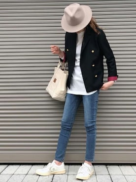 「インナー付き」｜STYLEDOORさん（レディース・162cm）の春コーディネート