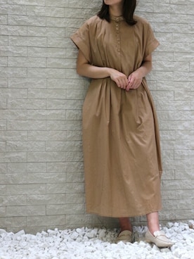 「Ciena」｜「アイテム（ワンピース/ドレス）」を使った、STYLEDOORさん（レディース・157cm）の春コーディネート