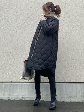 「美シルエット」｜「アイテム（その他アウター）」を使った、STYLEDOORさん（レディース・157cm）の秋コーディネート
