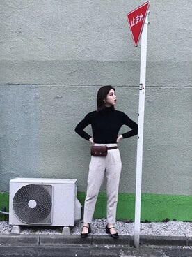 Nomura Karin Fionaさん（レディース・171cm）の春コーディネート