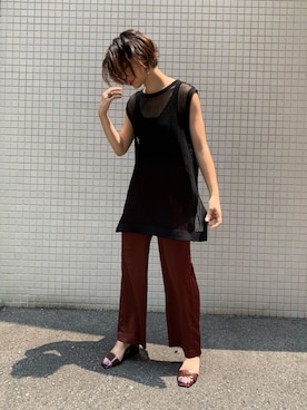 Nomura Karin Fionaさん(レディース・171cm)の夏コーディネート