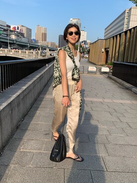 Nomura Karin Fionaさん（レディース・171cm）の夏コーディネート