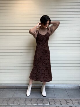 Nomura Karin Fionaさん（レディース・171cm）の秋コーディネート