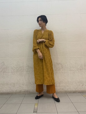 Nomura Karin Fionaさん（レディース・171cm）の秋コーディネート