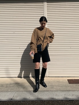 Nomura Karin Fionaさん（レディース・171cm）の秋コーディネート