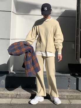 「SHEL'TTER ORIGINAL（シェルターオリジナル）のアイテム」を使った、Nomura Karin Fionaさん（レディース・171cm）の冬コーディネート