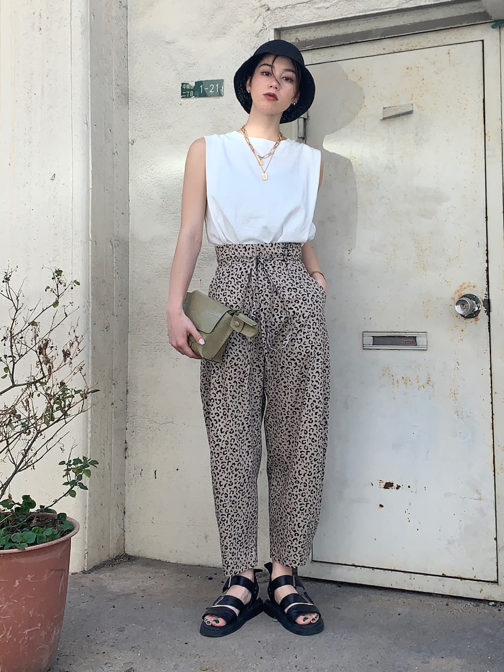 moussy レオパードパンツ moussy レオパードパンツ