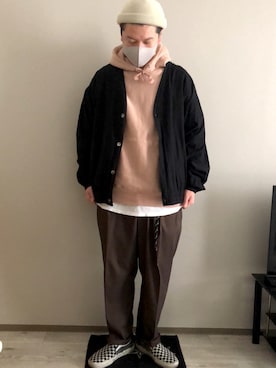Champion チャンピオン のパーカー ピンク系 を使った人気ファッションコーディネート Wear