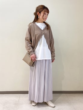 「Legato Largo（レガートラルゴ）のアイテム」を使った、Fujikoさん（レディース・158cm）の冬コーディネート