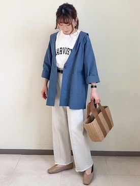 Fujikoさん（レディース・158cm）の春コーディネート