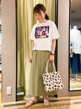 「Lilas Campbell（リラキャンベル）のアイテム」を使った、Fujikoさん（レディース・158cm）の春コーディネート