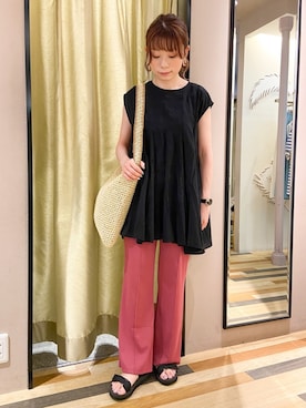 Fujikoさん（レディース・158cm）の夏コーディネート