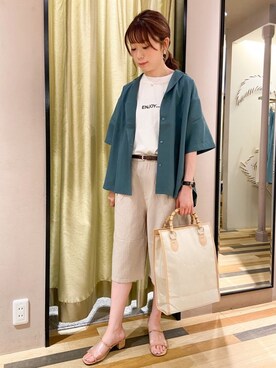 Fujikoさん（レディース・158cm）の夏コーディネート