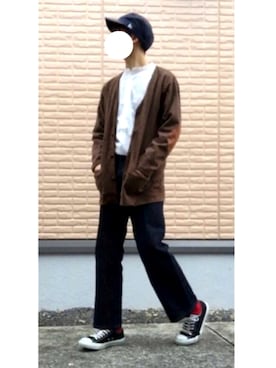 「PRODUCT（street）（プロダクト）のアイテム」を使った、えだまめ🌱さん（メンズ・179cm）の春コーディネート