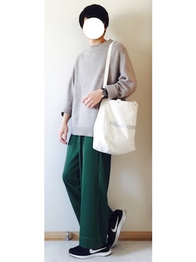 「DAISO（DAISO）のアイテム（アナログ腕時計）」を使った、えだまめ🌱さん（メンズ・179cm）の春コーディネート