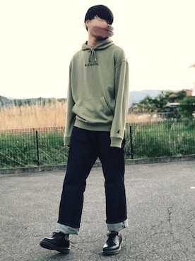 「PRODUCT（street）（プロダクト）のアイテム」を使った、えだまめ🌱さん（メンズ・179cm）の春コーディネート