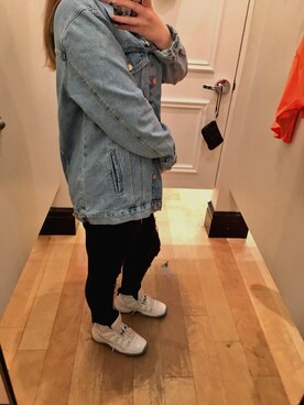 「LOVE」｜「アイテム（ジャケット/アウター）」を使った、ashlynさん（レディース・163cm）の春コーディネート