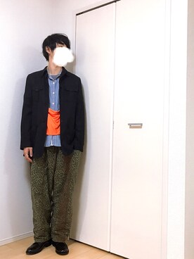 「RNA」｜ぴーすけぴーすけさん（メンズ・175cm）の春コーディネート