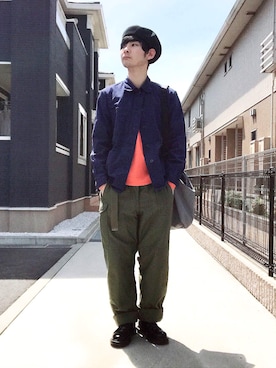 ぴーすけぴーすけさん（メンズ・175cm）の春コーディネート