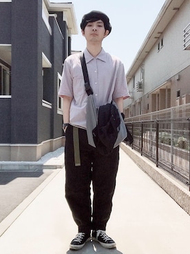 ぴーすけぴーすけさん（メンズ・175cm）の春コーディネート