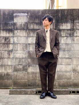 テーラードジャケットを使った イギリス軍 のメンズ人気ファッションコーディネート Wear